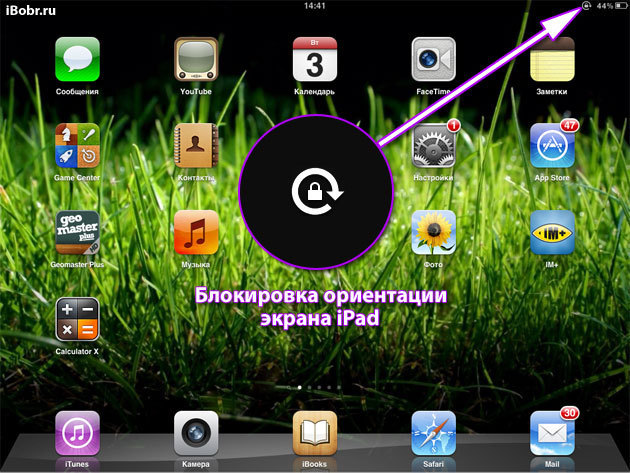 Как сделать так чтобы экран не переворачивался айфон