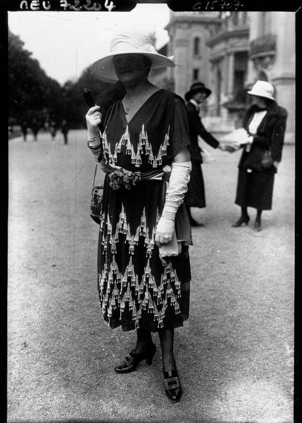 Мода парижских улиц 1910-1920 годов. мода, париж, Ипподром, история, длиннопост