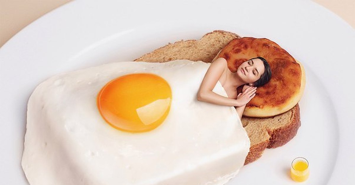 Утренний завтрак со спермой любимого