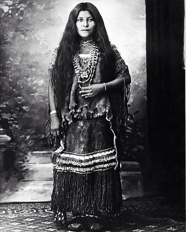 Портреты коренных американок, 1800-1900гг. США, индейцы, женщина, девушки, Фото, история, ретро, длиннопост