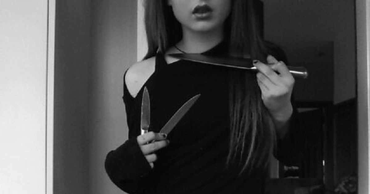 Фото Девушек С Ножом Без Лица