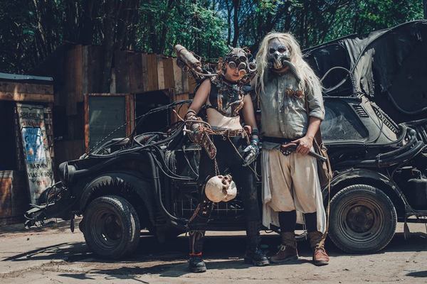 Junktown в заброшенной военной части в Братронице (RZB - raketov zkladna Bratronice) в Чехии. Post-Apocalyptic Festival, Junktown, тусовка, Mad Max style, сильно длиннопост, длиннопост