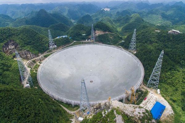 В Китае завершено строительство самого большого в мире радиотелескопа