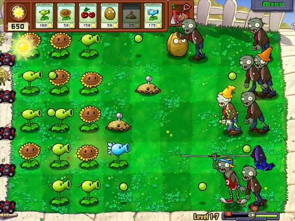 Играть бесплатно растения против зомби