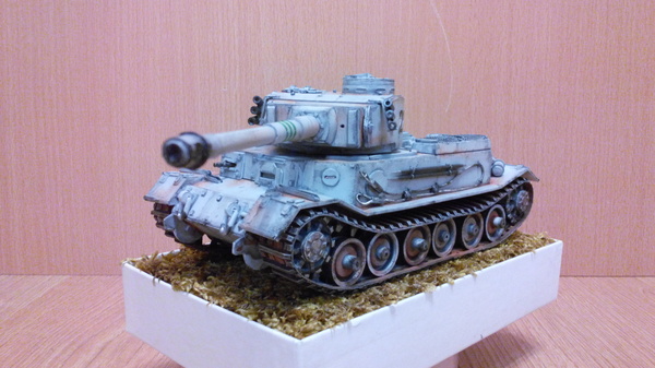 Танк из картона. PzKpfw VI Tiger (P).100% самопил. papercraft, модели танков из бумаги, модели из картона, длиннопост