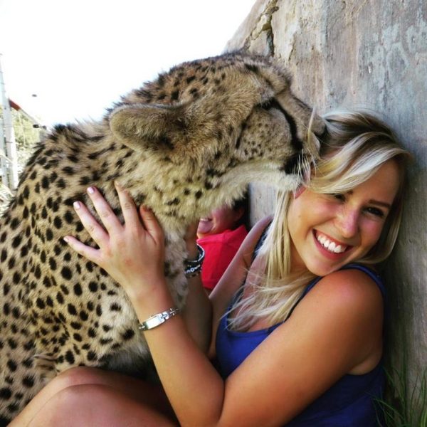 Она спасла котенка гепарда от охотников за трофеями... гепард, спасение, длиннопост