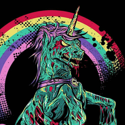 Zombi Unicorn Playboy