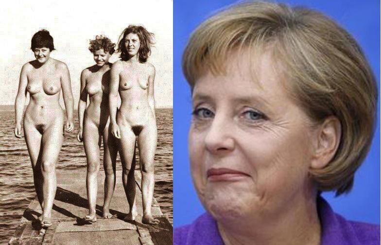 Голая Меркель На Пляже.