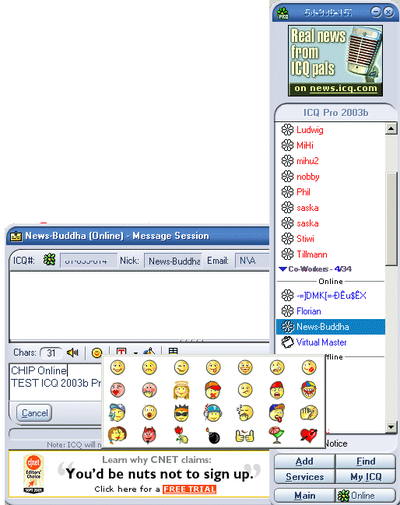 Хостинг icq чатов поиск инструменты создание сайтов на html 5