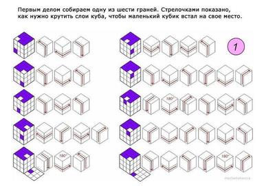 Как собрать кубик рубик видео
