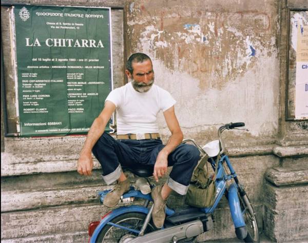 Итальянский джигит и его стальной конь. Италия. 80-е.