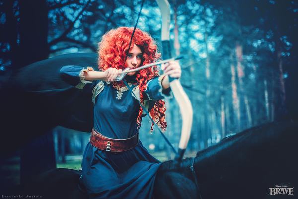  Merida - Brave Cosplay Pixar, , , , ,   (),  ( ), Walt Disney Company, 