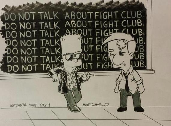 Fight club - Fight club, Karamba, The Simpsons, Not mine, Fight Club (film)