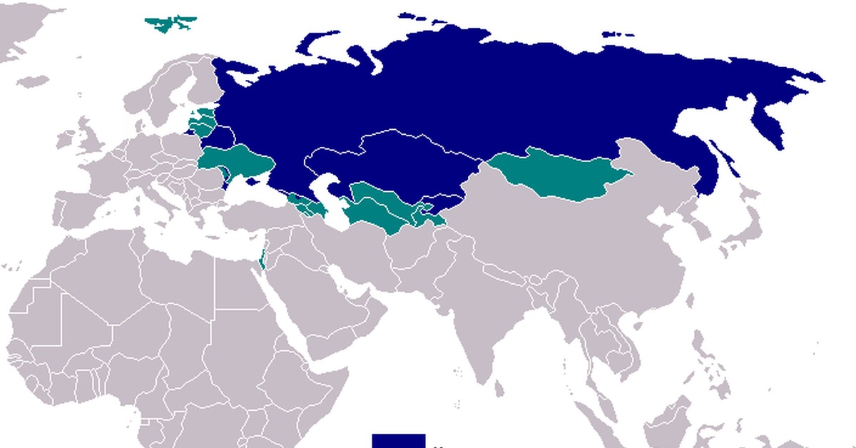 На каком языке где говорят карта