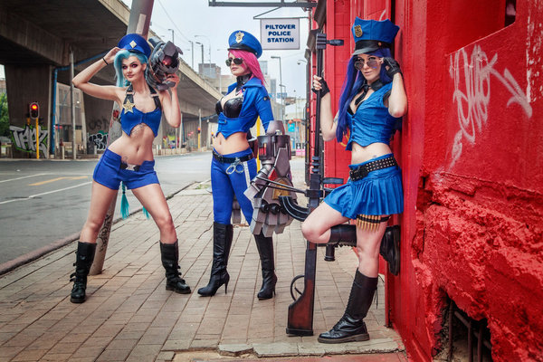     , League of Legends, LOL, Jinx, Officer VI, , 