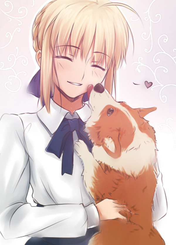 Saber Saber, Fate-stay Night, Anime Art, 