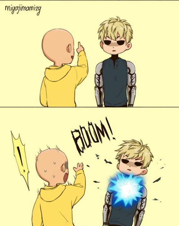 Once a year and the finger shoots - Onepunchman, Anime, Comics, Longpost