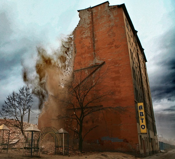 Когда дому пришло время уйти на небо...