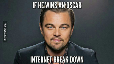 Если он получит Оскар интернет падёт.