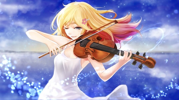 Miyazono Kaori | Your April lies - Shigatsu wa Kimi no Uso, Anime, Anime art