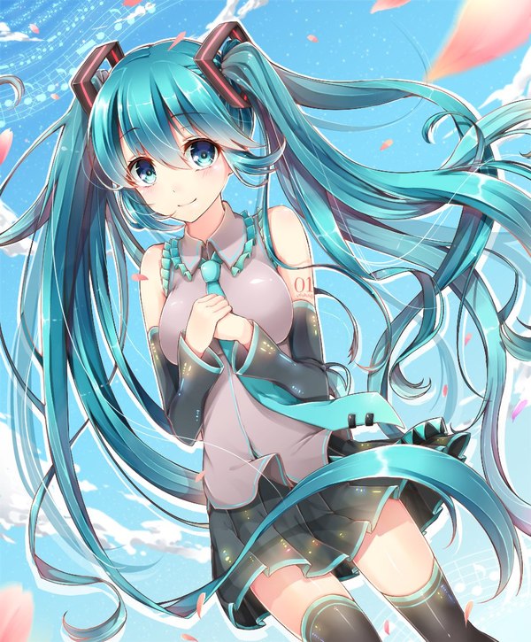 Hatsune Miku , Vocaloid, Hatsune Miku, Anime Art