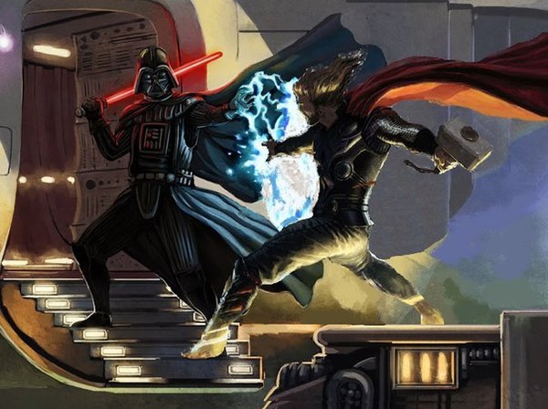  vs   , Star Wars, Marvel, Lucasfilm