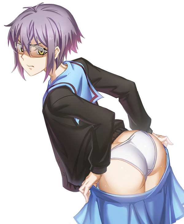 Nagato Yuki - NSFW, Anime Art, Аниме, Suzumiya Haruhi no Yuuutsu, Nagato Yuki, Streamingsun