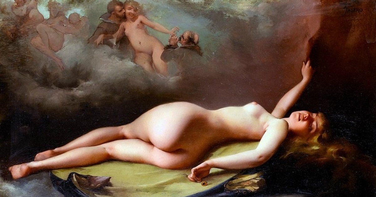 женского тела в работах испанского живописца Луиса Рикардо Фалеро, Длиннопо...