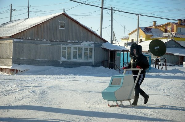 В Сибири детям положен спец.транспорт - Сибирь, Мороз, Дети, Транспорт