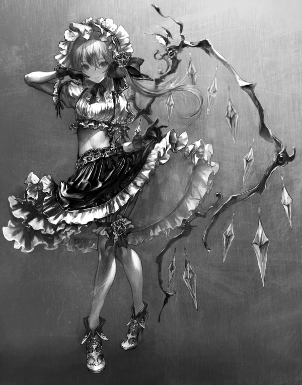 Sister of the Devil Touhou, , , Anime Art, Flandre Scarlet