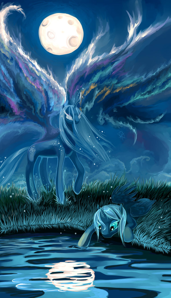 Hijo de la Luna My Little Pony, Ponyart, Princess Luna, Dragonataxia