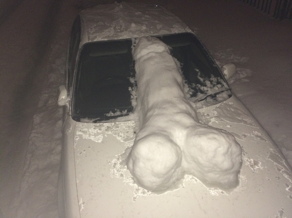 The car interfered with snow removal - NSFW, My, Auto, Utility services