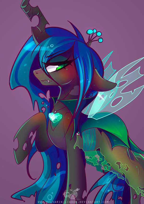 A Portrait of the Queen My Little Pony, Queen Chrysalis, Wilvarin-liadon