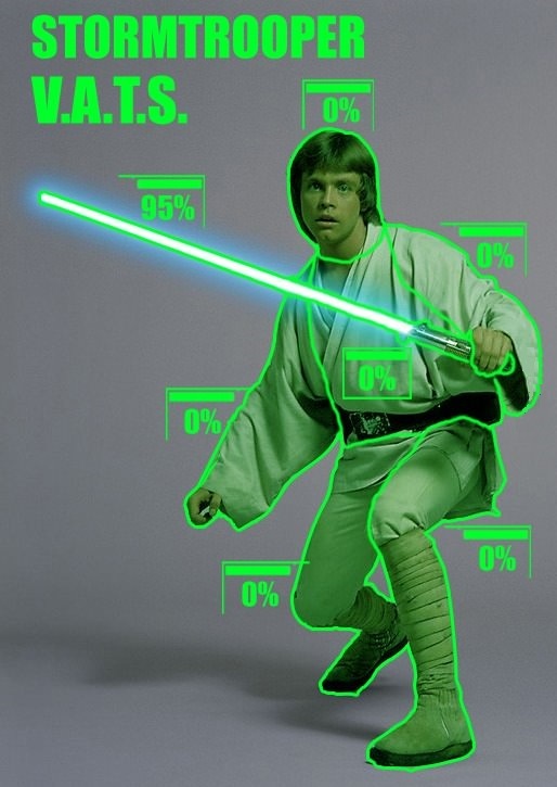 Если бы у штурмовиков был V.A.T.S.