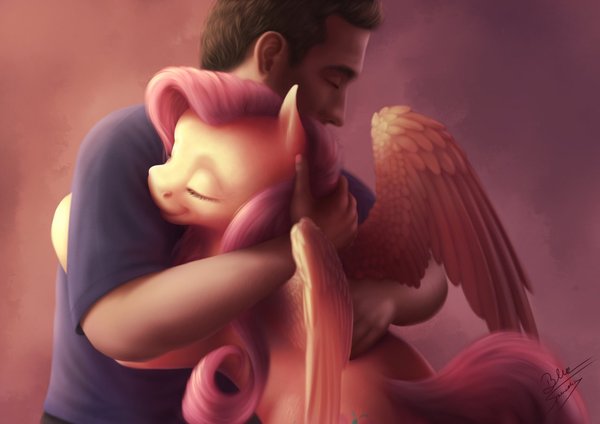 The Best Gift My Little Pony, Fluttershy, Bluespaceling