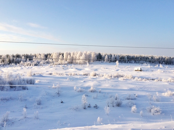 Еще одно фото из кабины поезда.