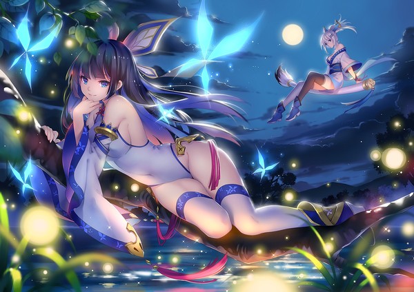 Witch in a bathing suit? - NSFW, Anime, Anime art, Fairy, Tidsean, Witches