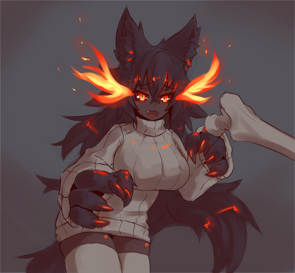  Monster Girl, , Anime Art, Mge, Hellhound (mge)