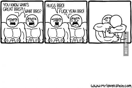 Обнимашки на случай важный переговоров.