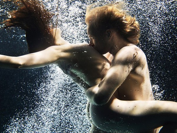 Scuba... - NSFW, Boobs, Relationship, Girls, Strawberry, Erotic, Under the water