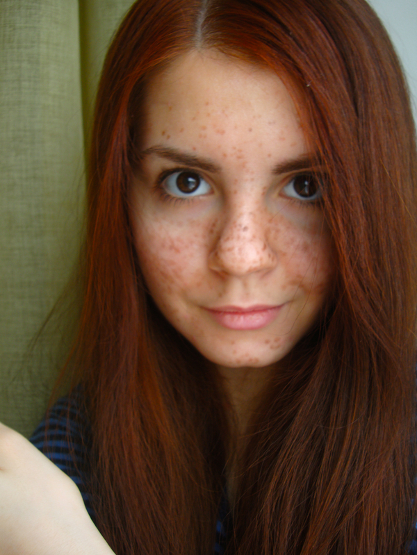 Нарисовать веснушки? Почему бы да? | Пикабу