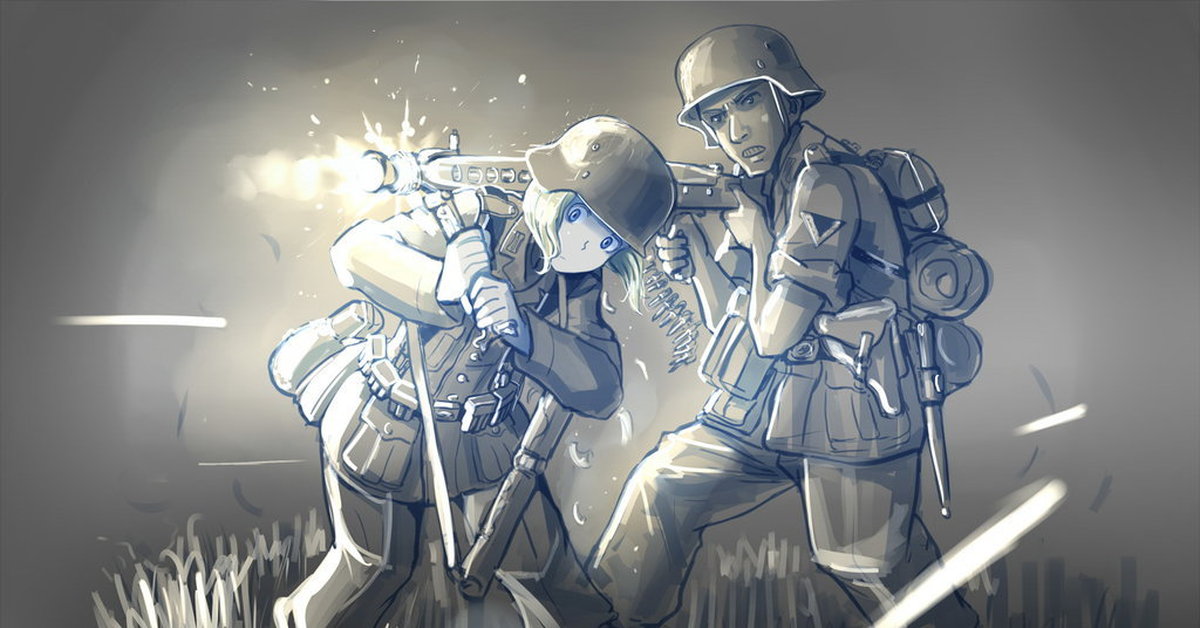 Wars animation. Erica (naze1940). Эрика 1940. Вторая мировая война anime Erica. Аниме солдаты первой мировой.