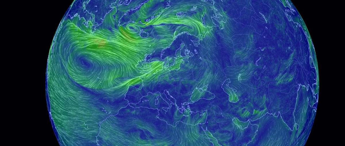 Глобальная карта ветров онлайн