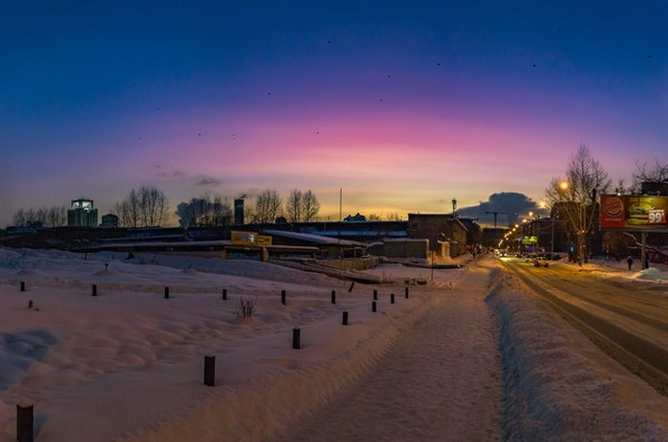 Только что снимал закат в Екатеринбурге