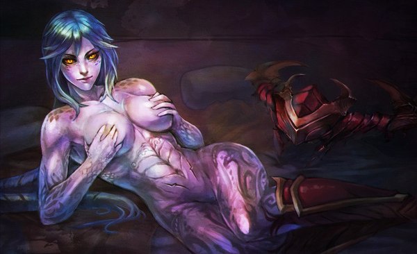 Шивана - NSFW, Арт, Шивана, League of Legends