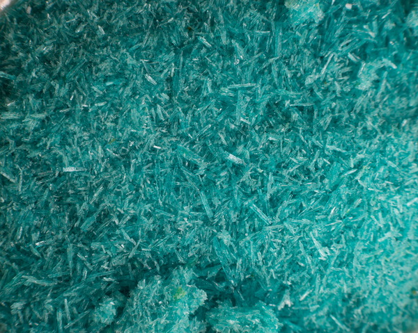 Макрофотографии различных веществ.Часть 2.Хлорид меди двуводный и ...