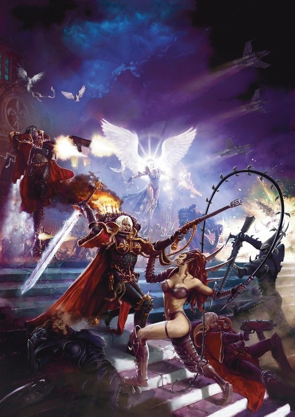   Warhammer 40k, , , Adepta Sororitas, Dark Eldar