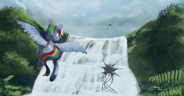 CHO CHO!!! My Little Pony, Rainbow Dash, Original Character, Ponyart, MLP Edge, Mechagen