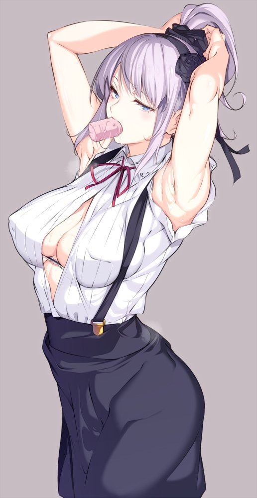 Hotaru Shidare - NSFW, Арт, Аниме, Anime Art, Shidare hotaru, Shikada kokonotsu, Dagashi Kashi, Футфетиш, Длиннопост