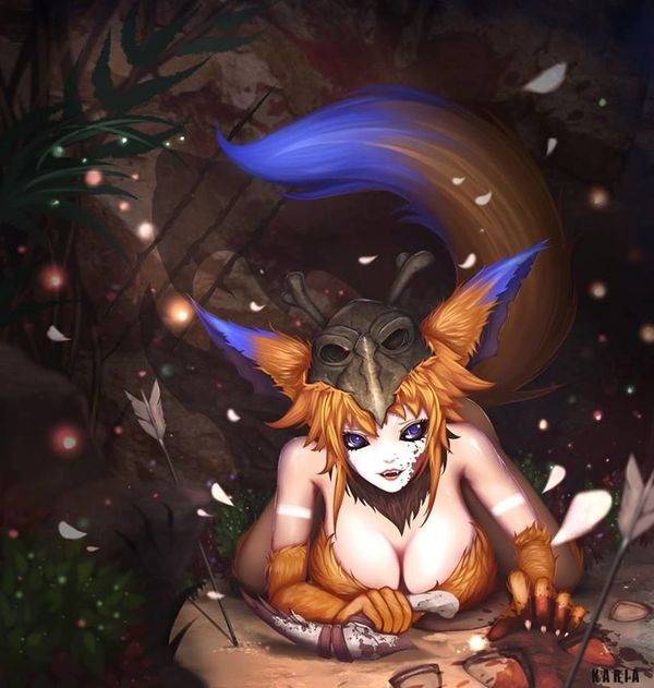 Гнар - NSFW, Арт, Гнар, League of Legends, Хуманизация